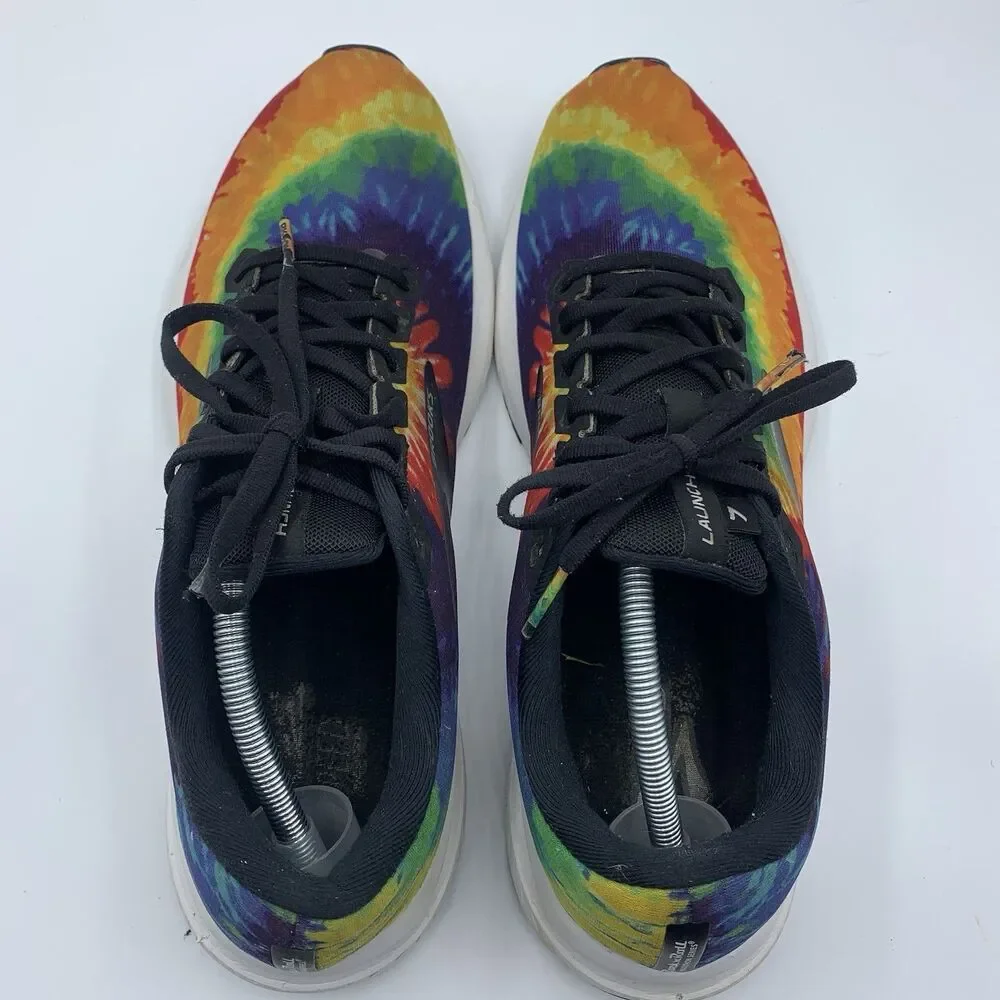 Brooks Launch 7 Tie Dye Men's Running Shoes Size 12 Rock N Roll Marathon - Picture 5 of 8